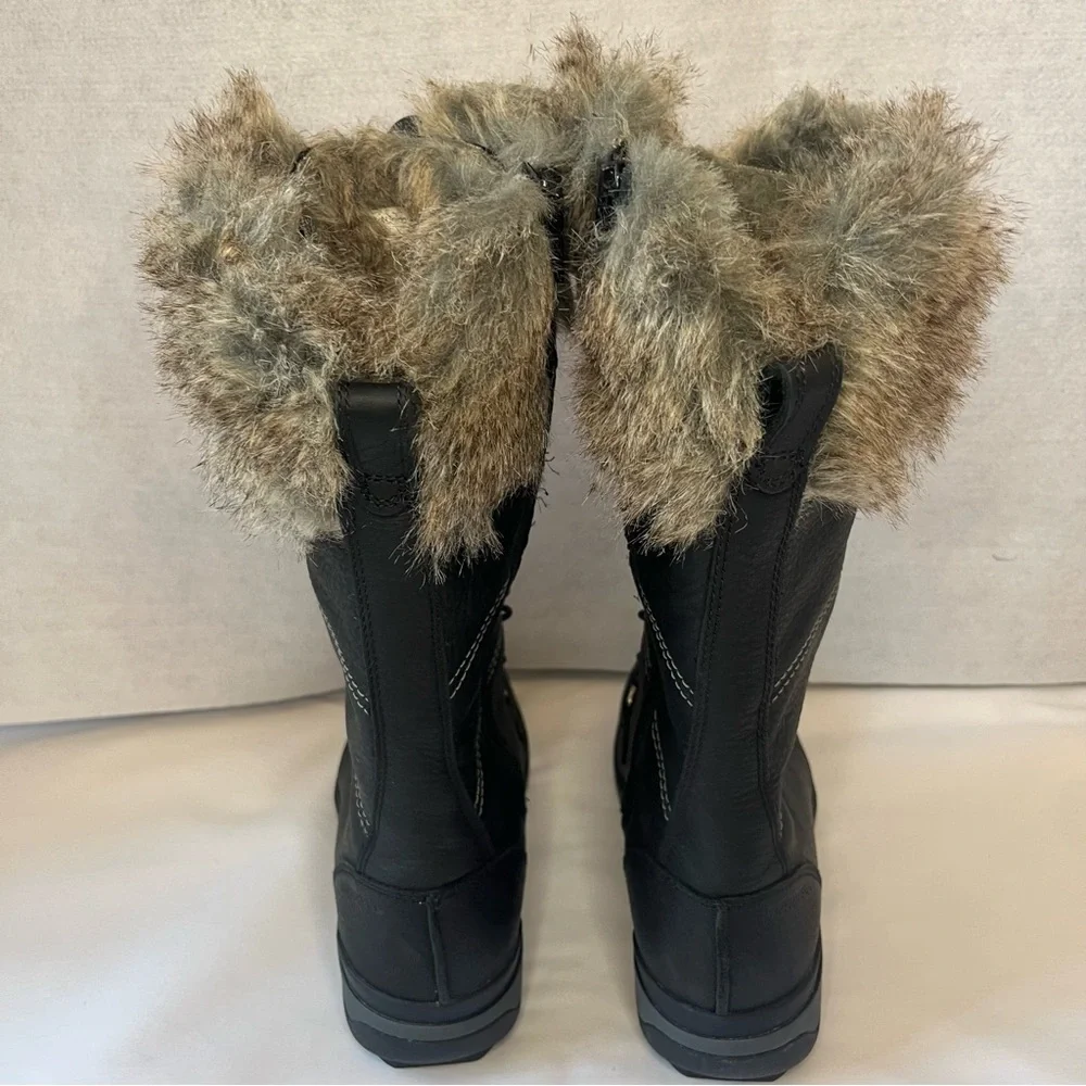 Merrell Women's Snowcreek Tall Polar‎ Winter Boots Waterproof Leather Black Sz 8